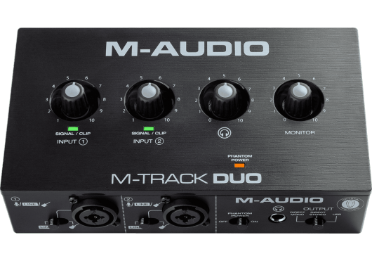 M-AUDIO - RMD MTRACK-DUO 2 canaux, 2 entrées combo XLR/jack
