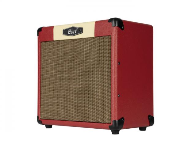 AMPLI GUITARE CORT 15W REVERB ROUGE CM15RDR